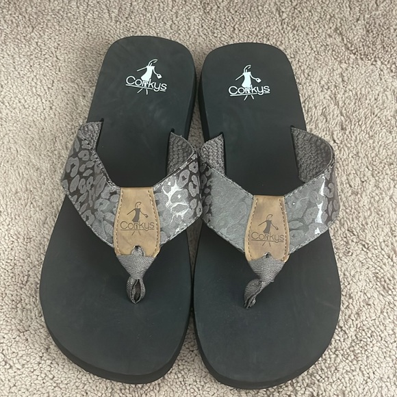 Corkys flip flops. New never worn. Size 8. - Picture 2 of 3